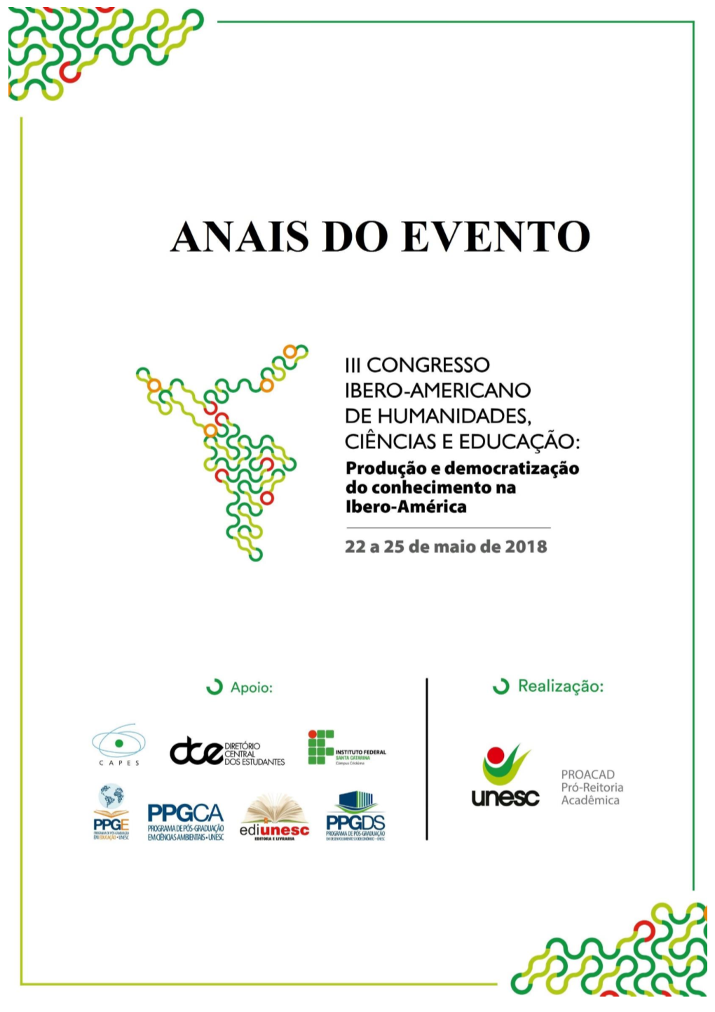 III Congresso Ibero-Americano De Humanidades, Ciências E Educação Produção E Democratização Do Conhecimento Na Ibero-América