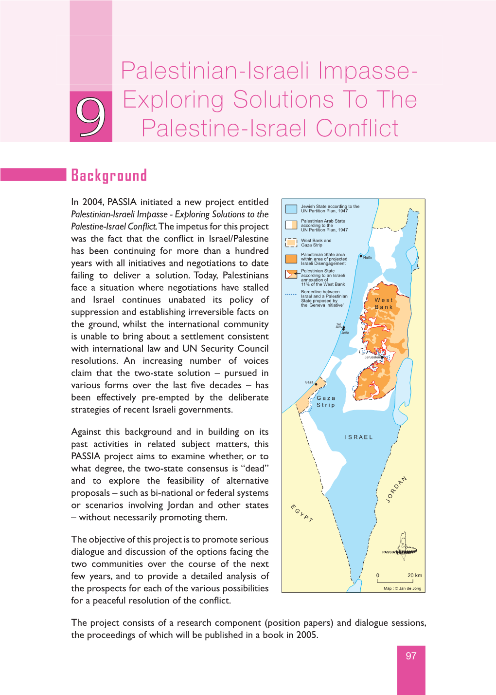 Palestinian-Israeli Impasse- Exploring Solutions to the Palestine-Israel Conflict