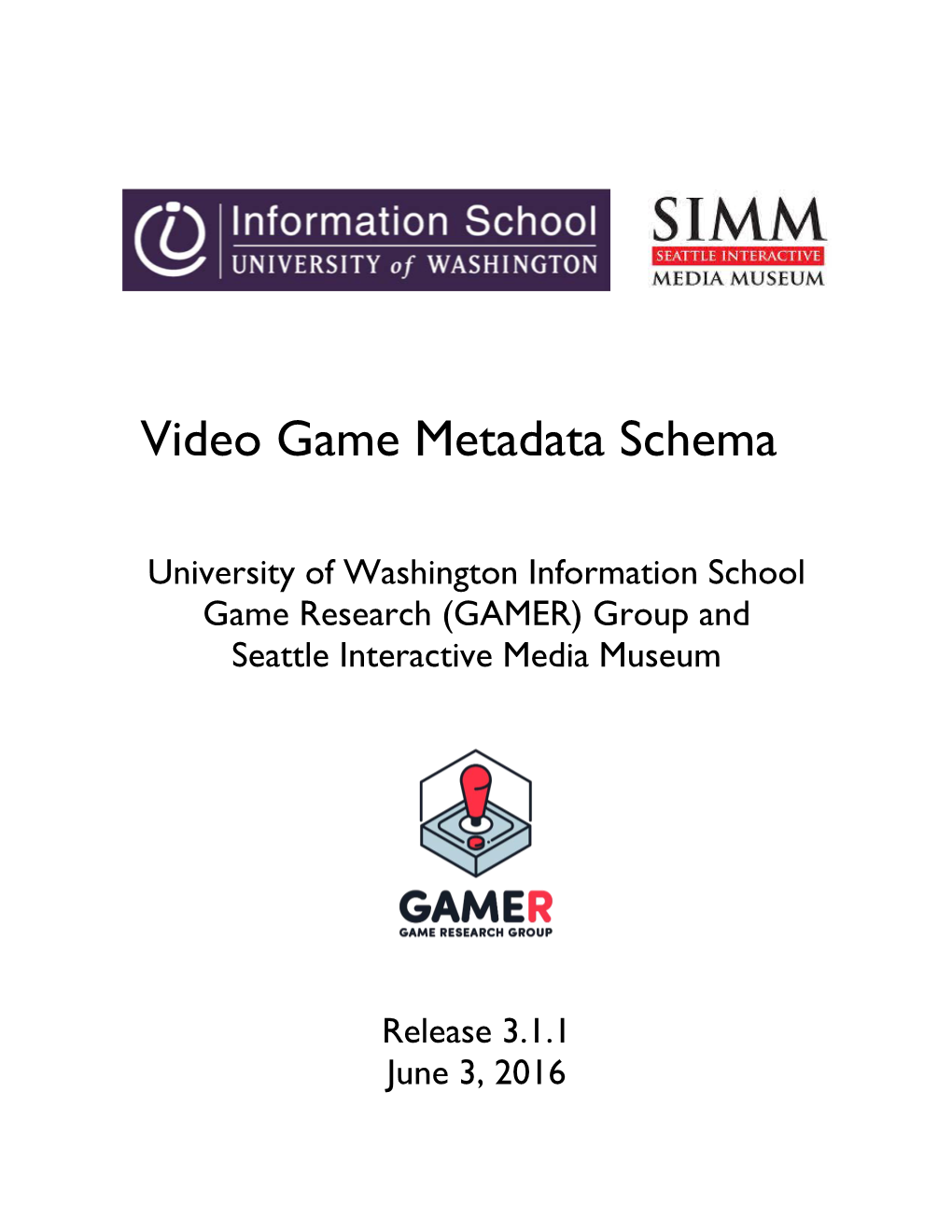 Video Game Metadata Schema