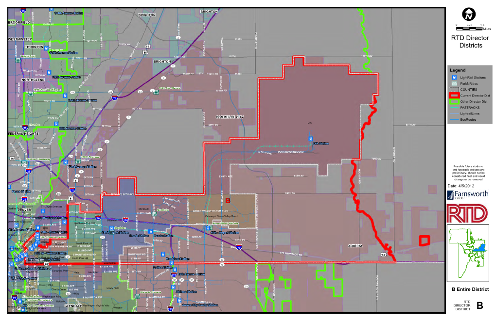 RTD Director Map District B