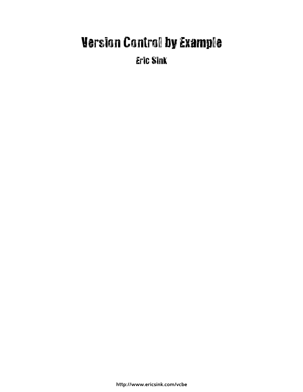 Version Control by Example Eric Sink