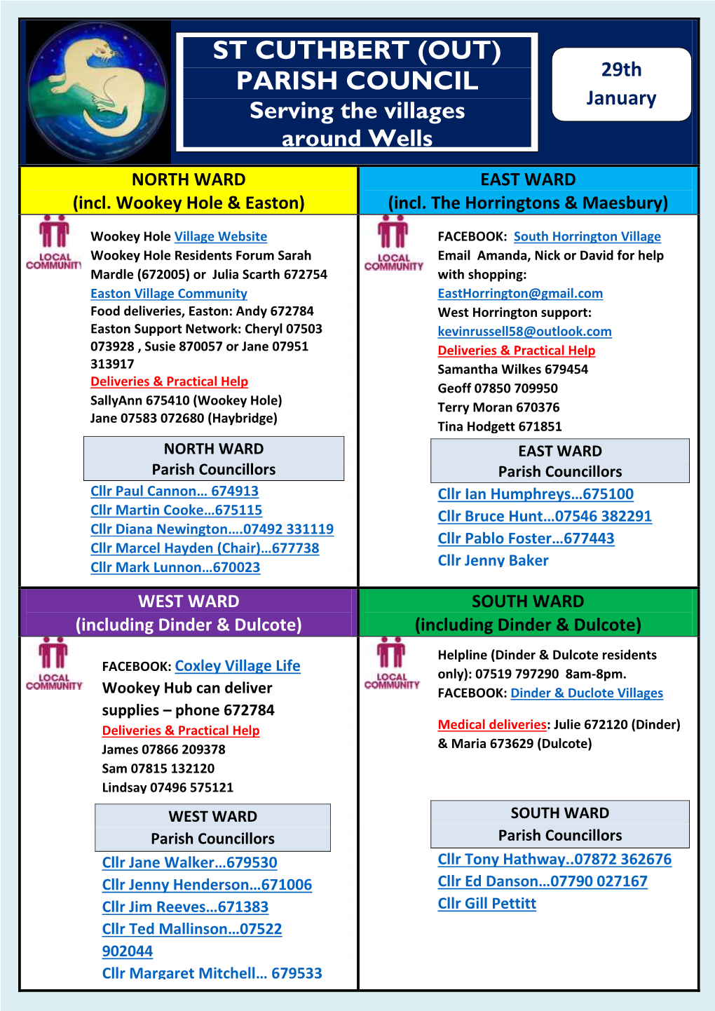 Parish Contact Sheet, Friday 29Th