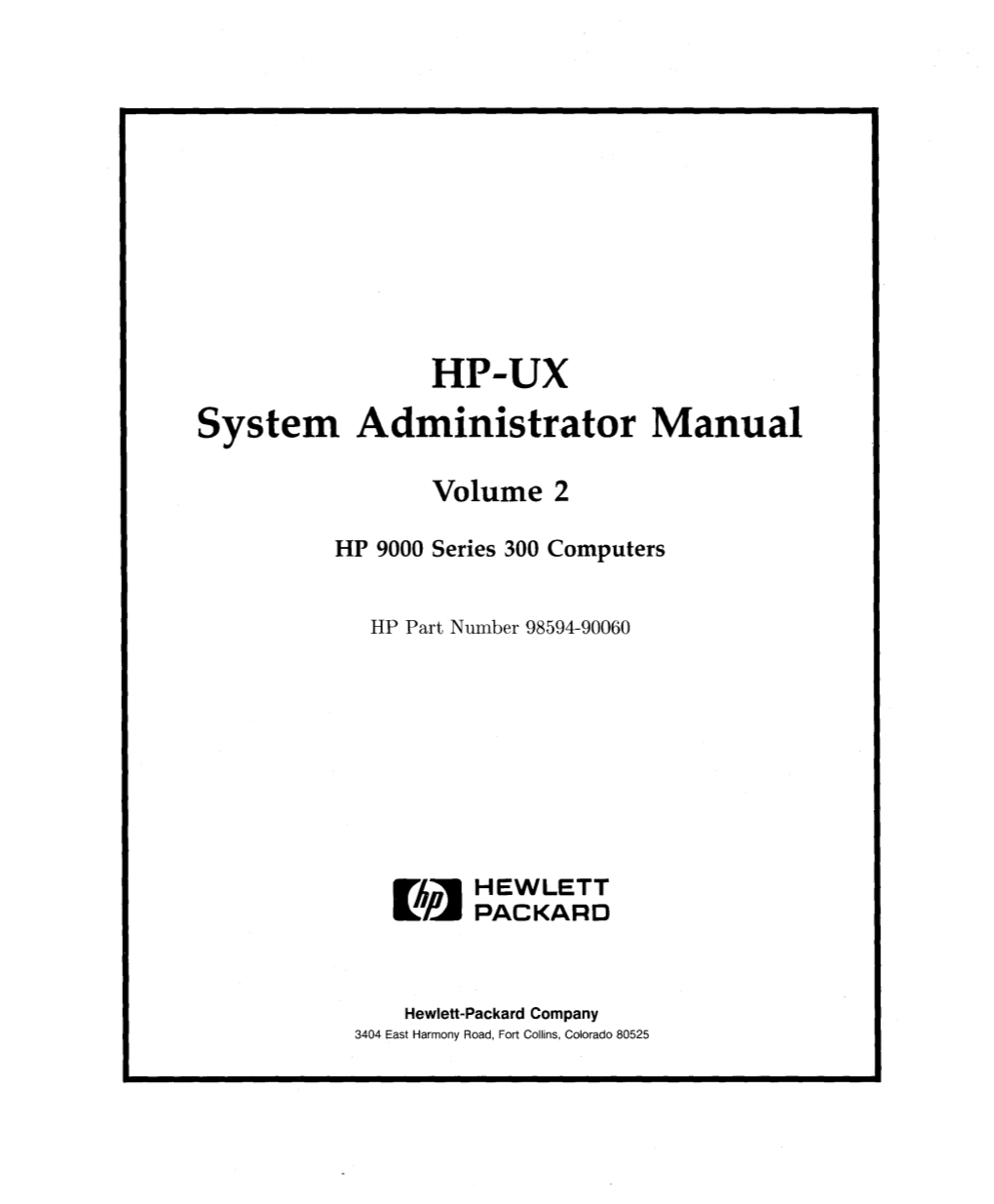 System Adtninistr·Ator Manual Volume 2