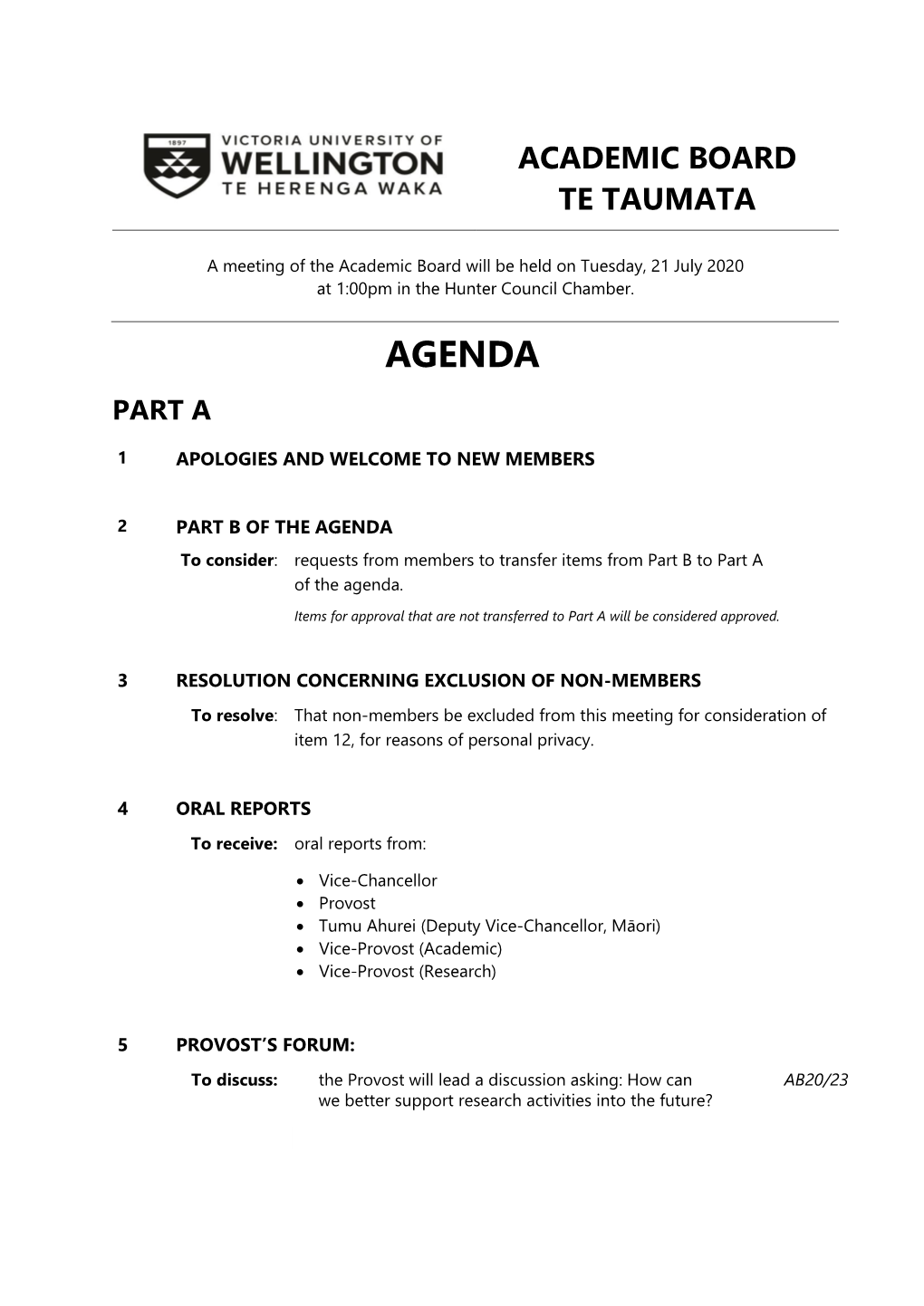 Pdf4.2MB21 July 2020—Agenda and Papers