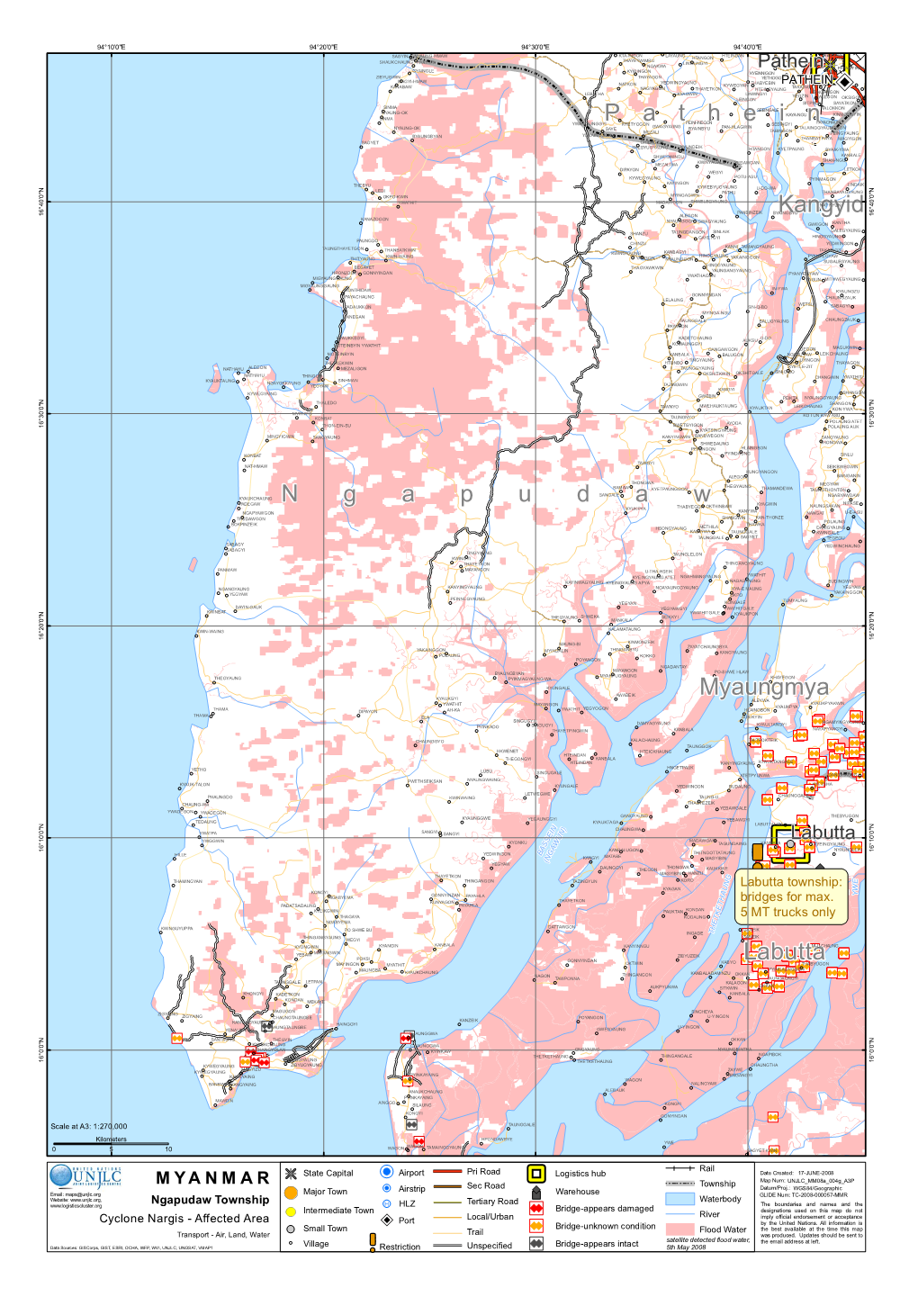 Labutta Myaungmya N G a P U D a W Kangyida P a T H E