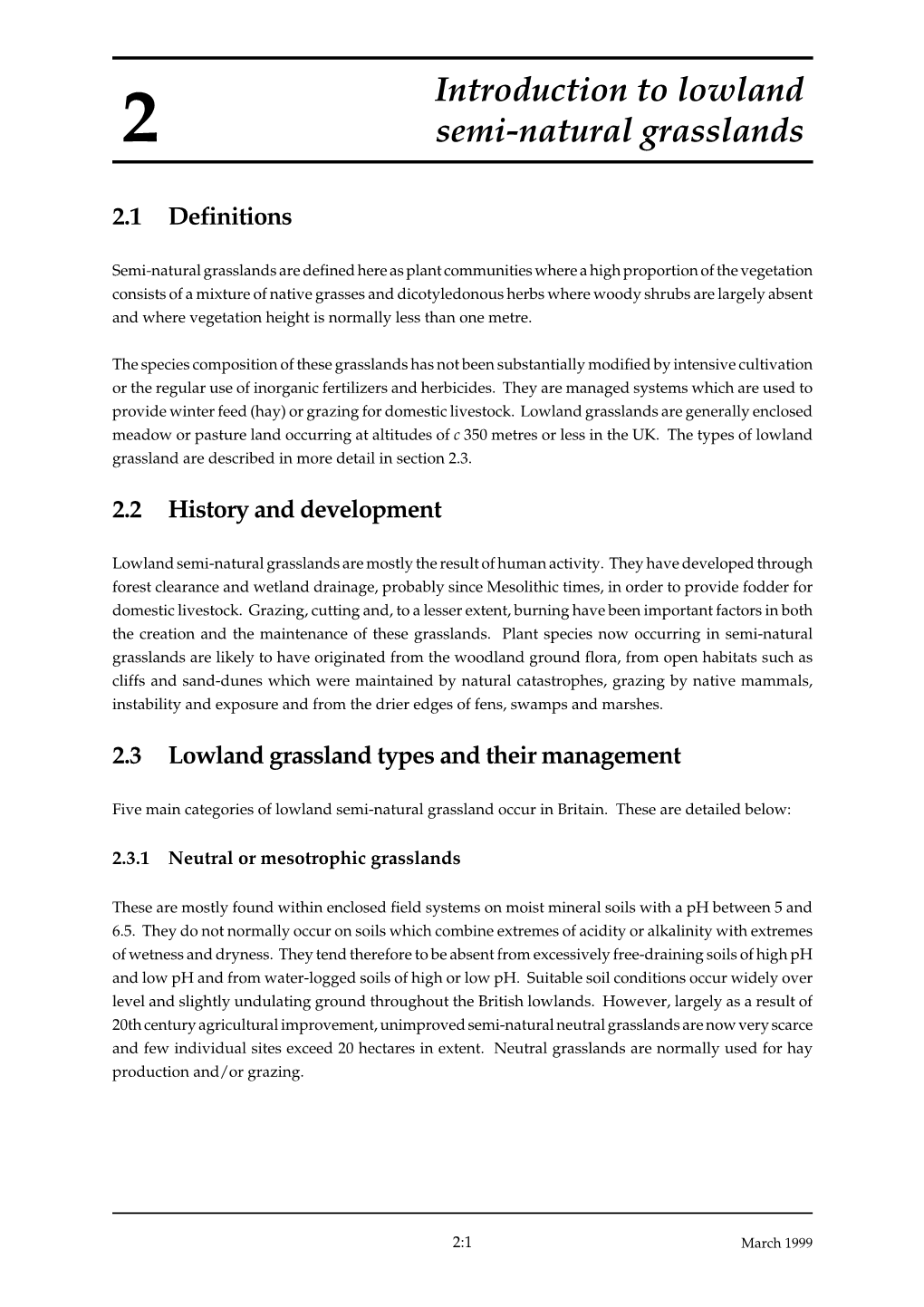 Lowland Grassland Management Handbook Chapter 2