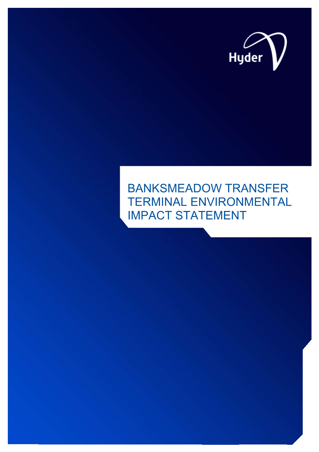 Banksmeadow Transfer Terminal Environmental Impact Statement