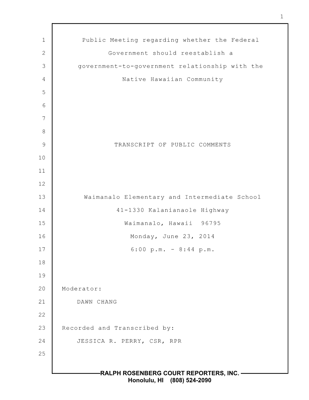 Waimanalo Elementary and Intermediate School