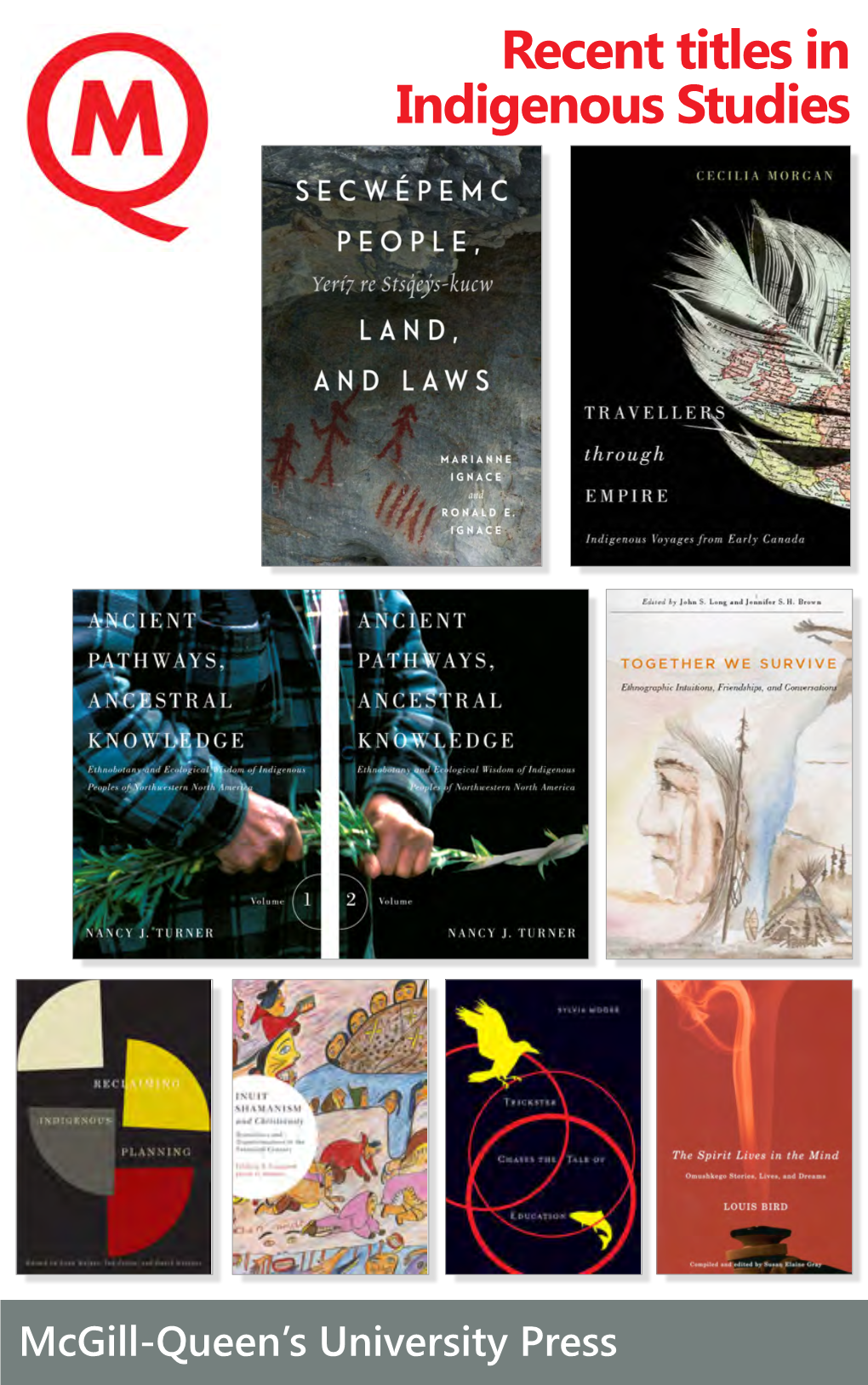 Recent Titles in Indigenous Studies