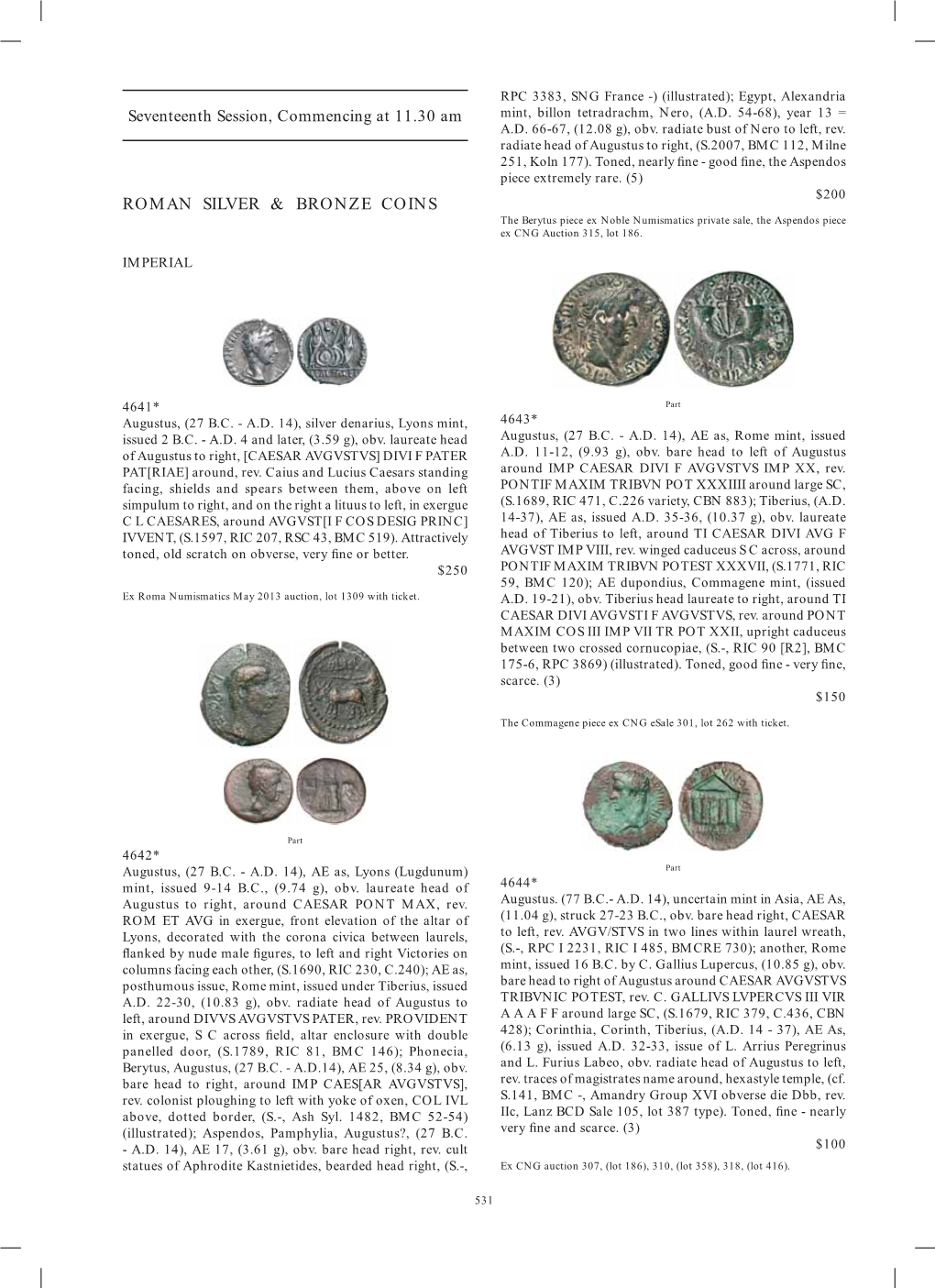 Roman Silver & Bronze Coins