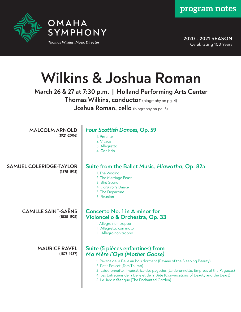 Wilkins & Joshua Roman