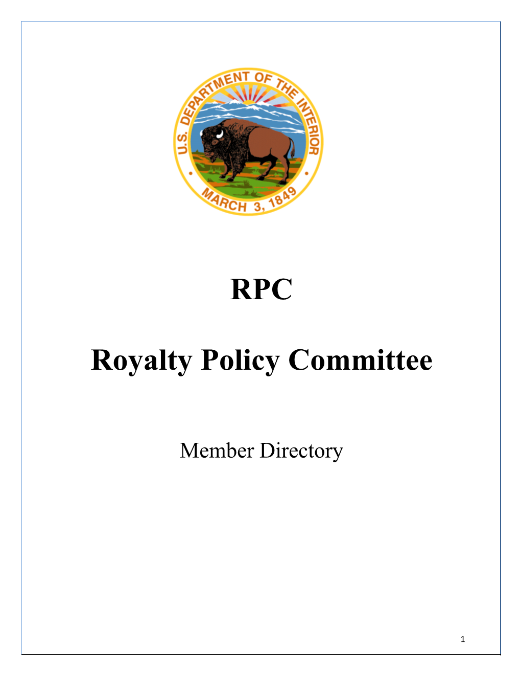 RPC Member Directory 1