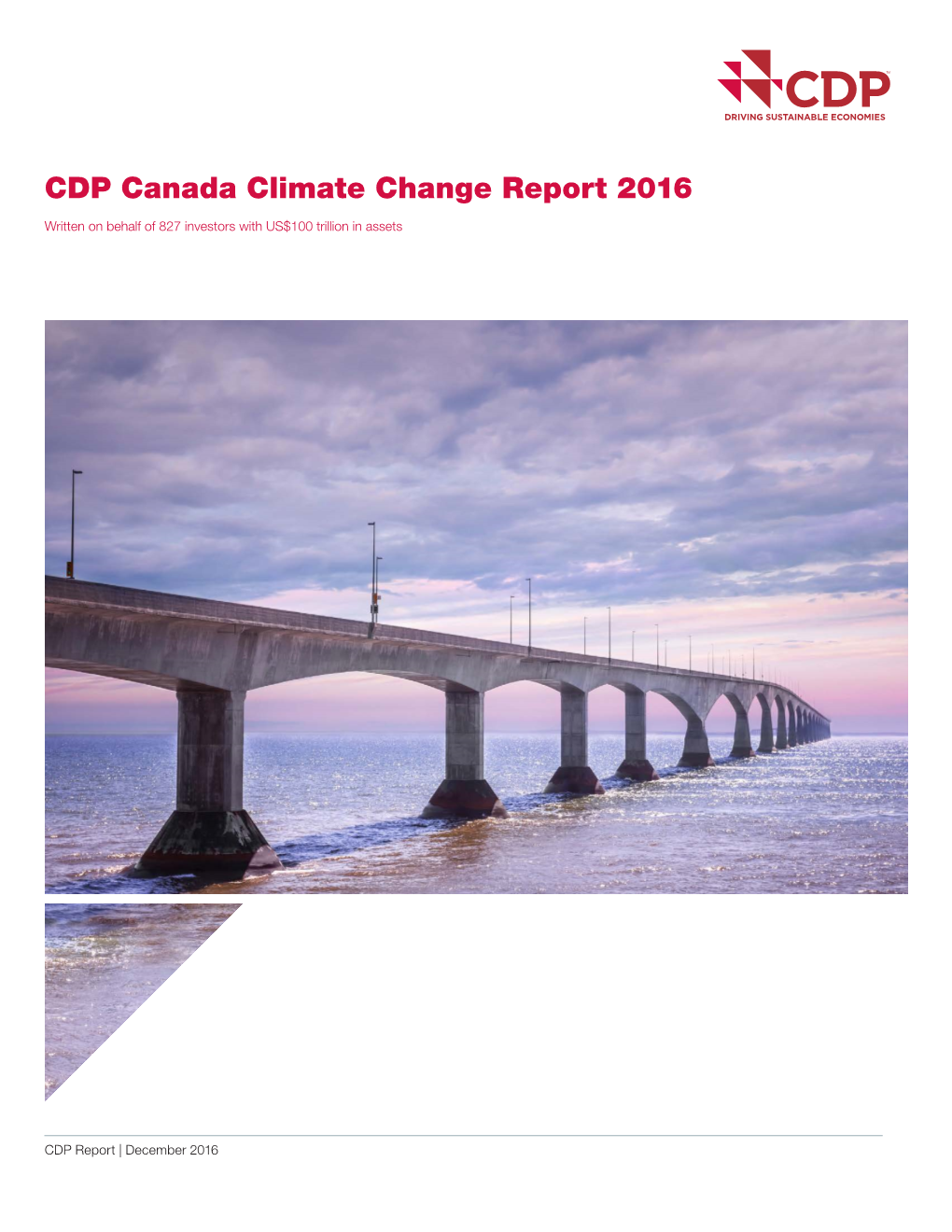 CDP Canada Climate Change Report 2016