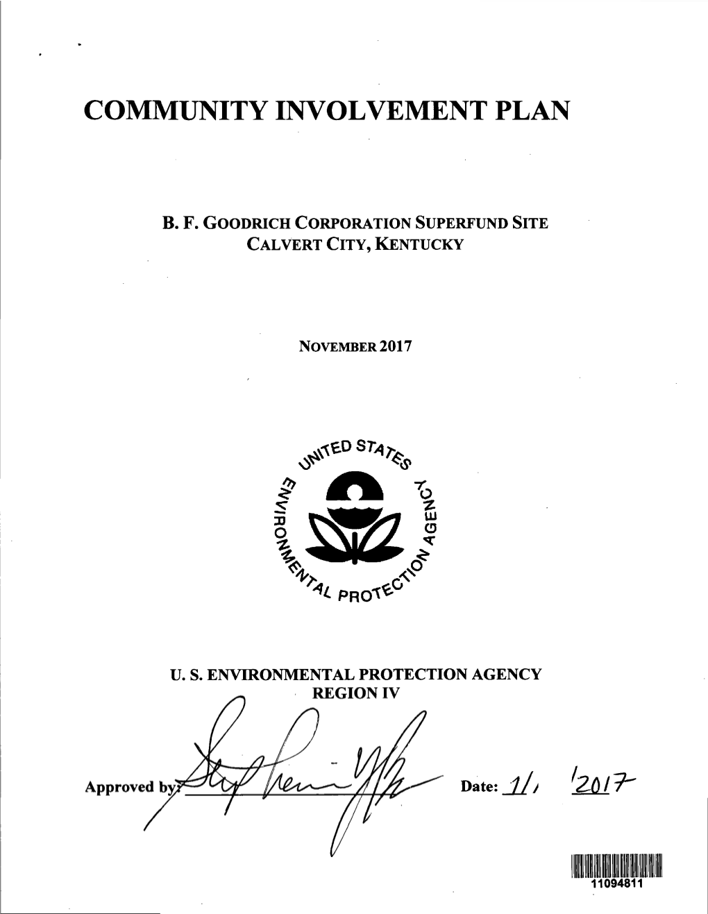 Community Involvement Plan, B.F. Goodrich Corporation