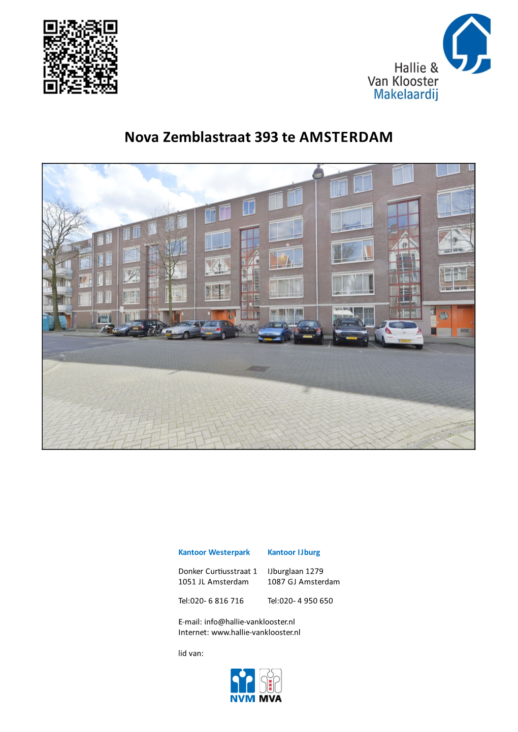 Nova Zemblastraat 393 AMSTERDAM, Spaarndammerbuurt