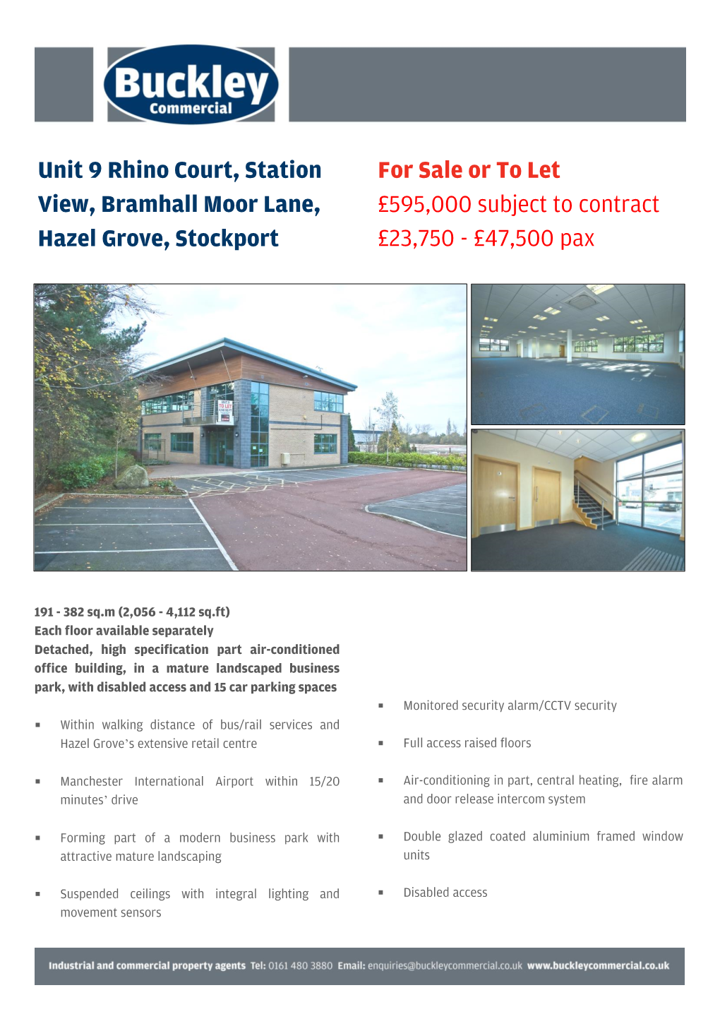 Unit 9 Rhino Court, Station View, Bramhall Moor Lane, Hazel Grove