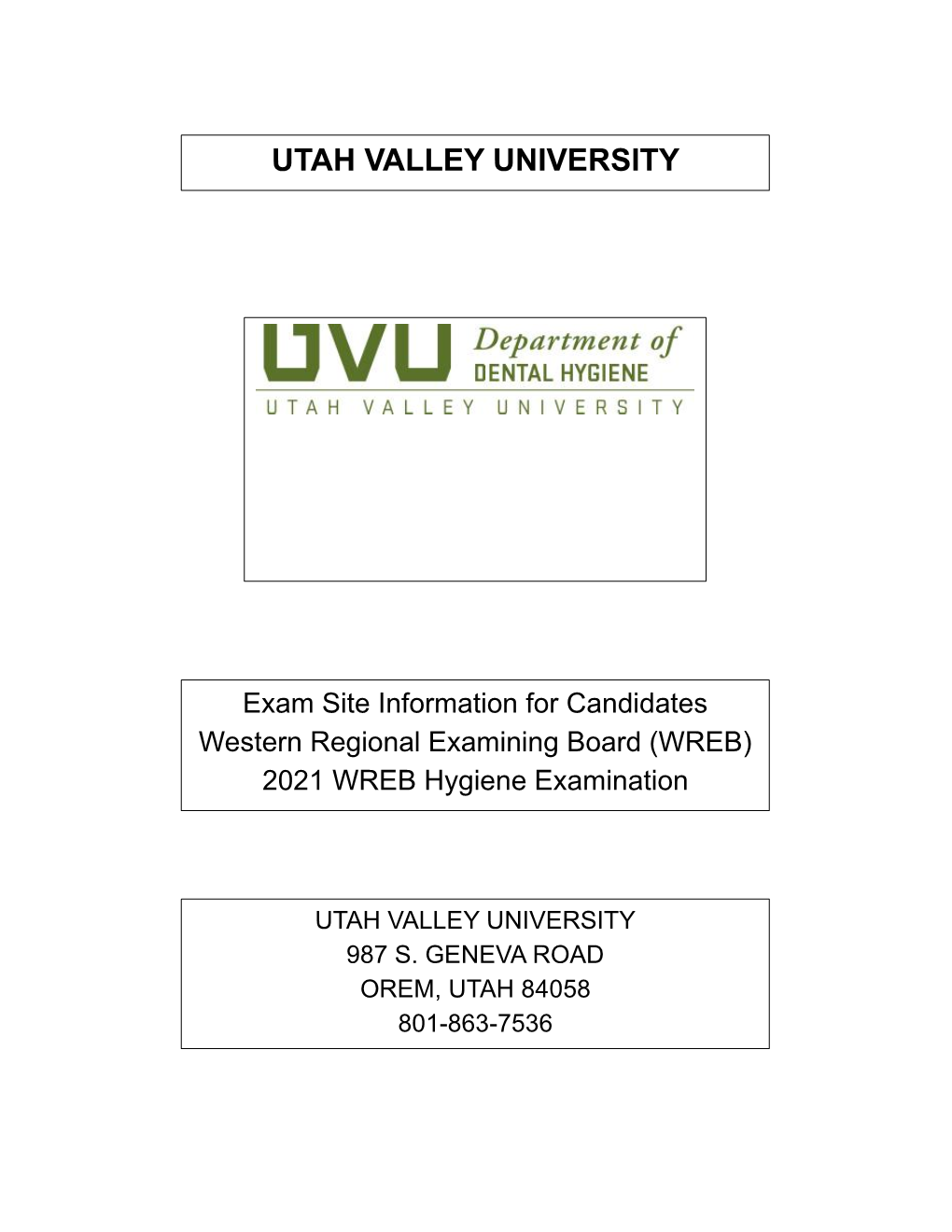 Utah Valley University