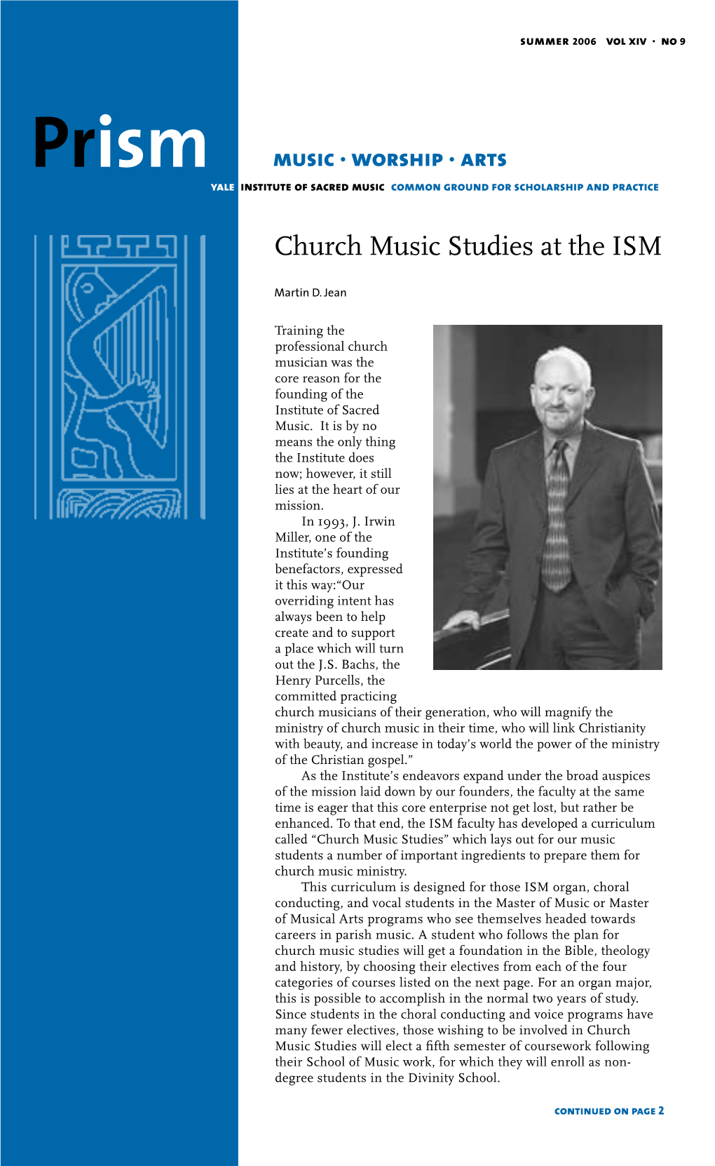 Church Music Studies at the ISM