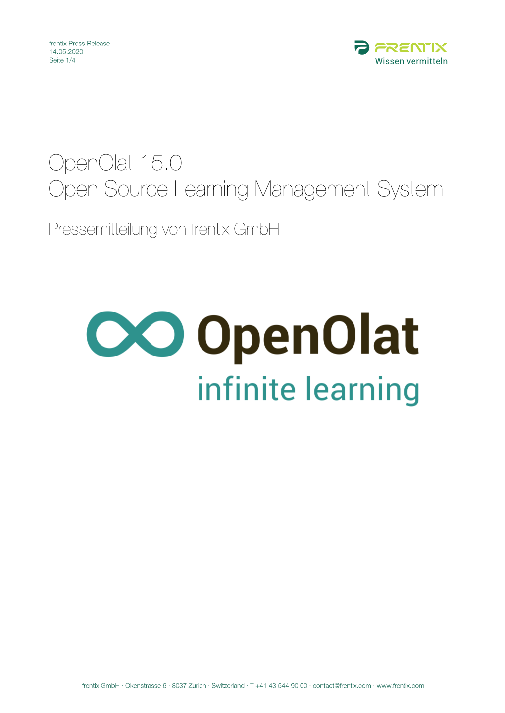 Openolat 15.0 Open Source Learning Management System