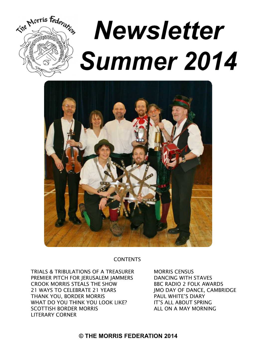 Newsletter Summer 2014