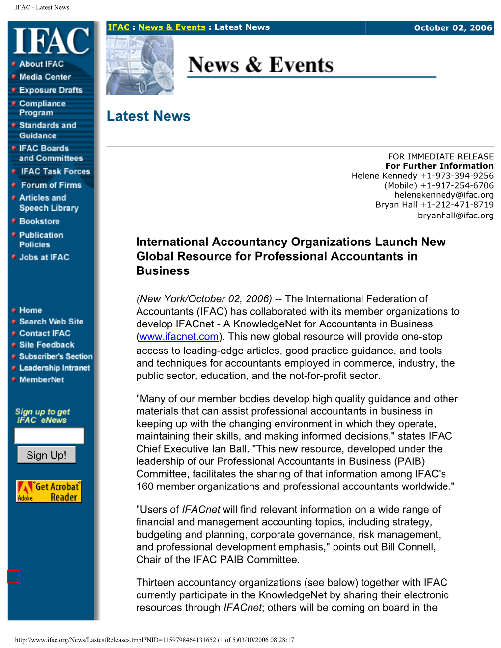 IFAC - Latest News