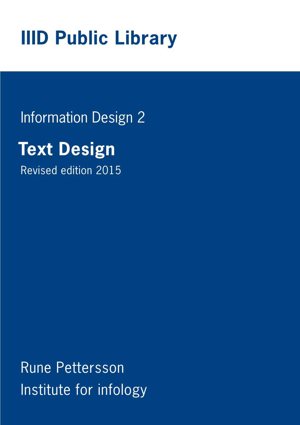Text Design Revised Edition 2015