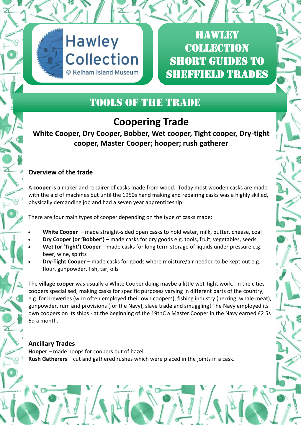 Coopering Trade.Pdf