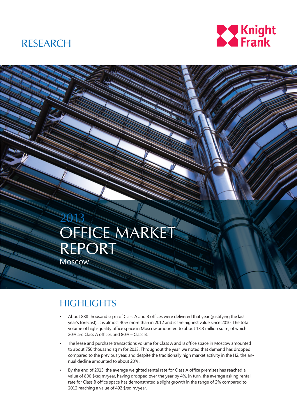 Office Market Report 2013 ENG.Indd