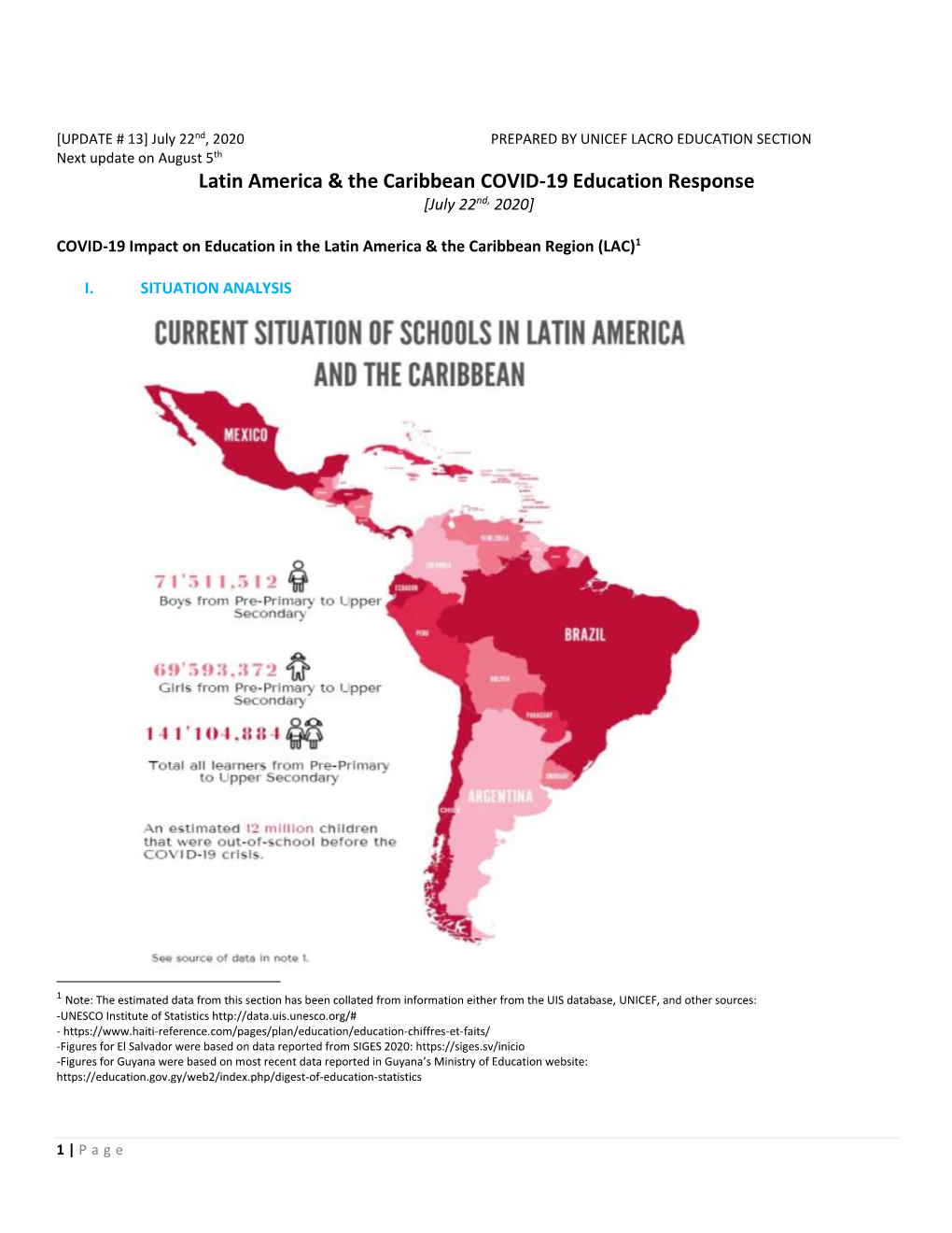 Latin America & the Caribbean COVID-19 Education Response