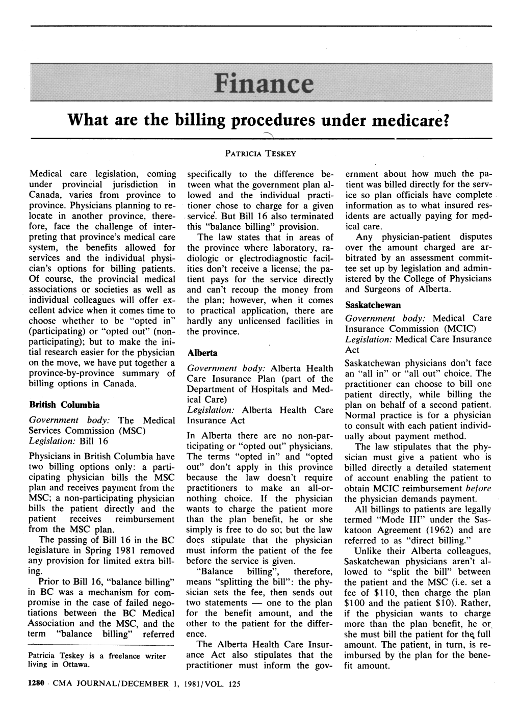 What Are the Billing Procedures Under Medicare?