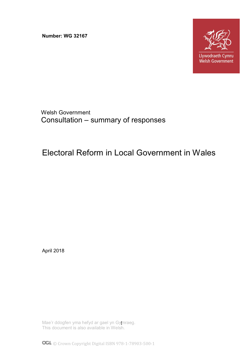 Electoral Reform in Local Government in Wales