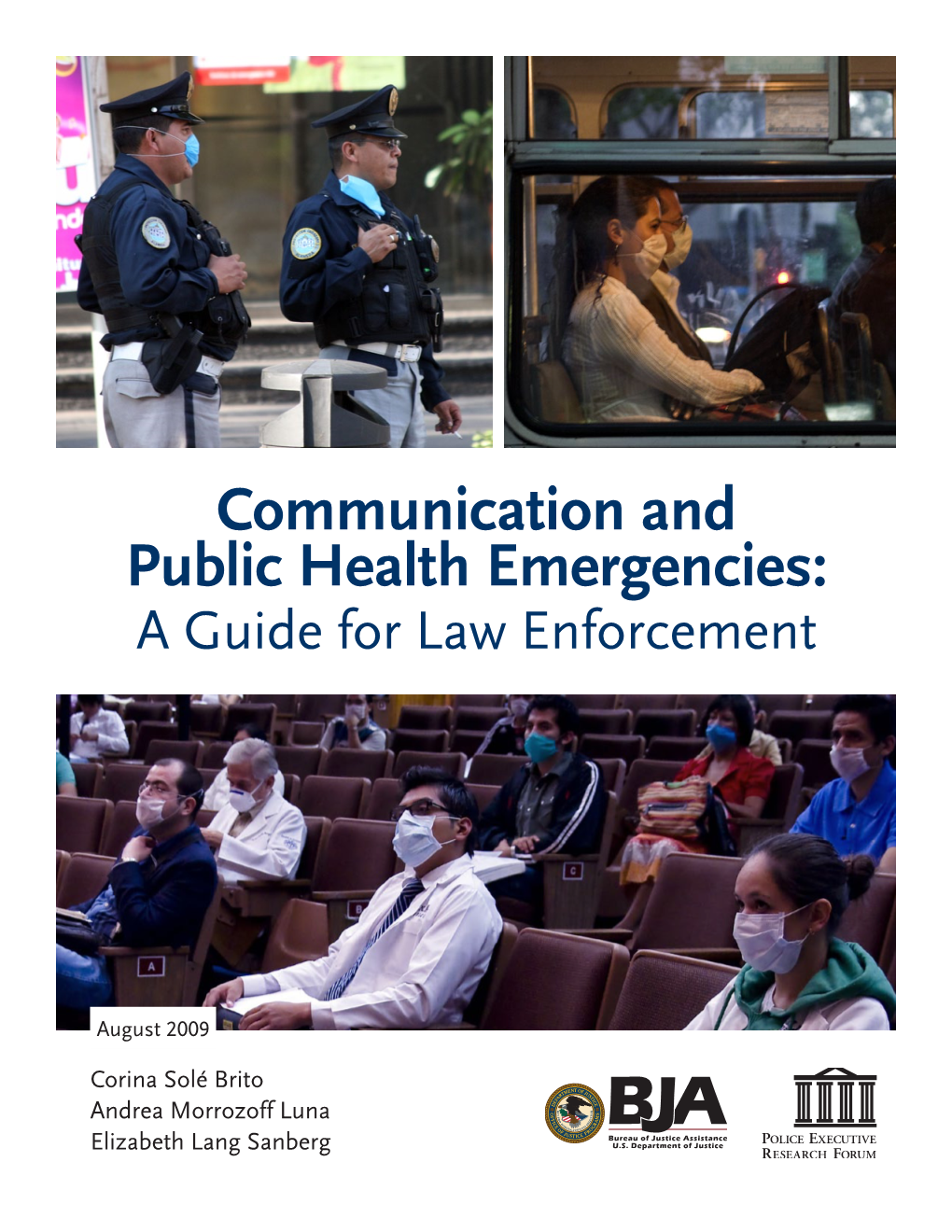 Communication and Public Health Emergencies: a Guide for Law Enforcement