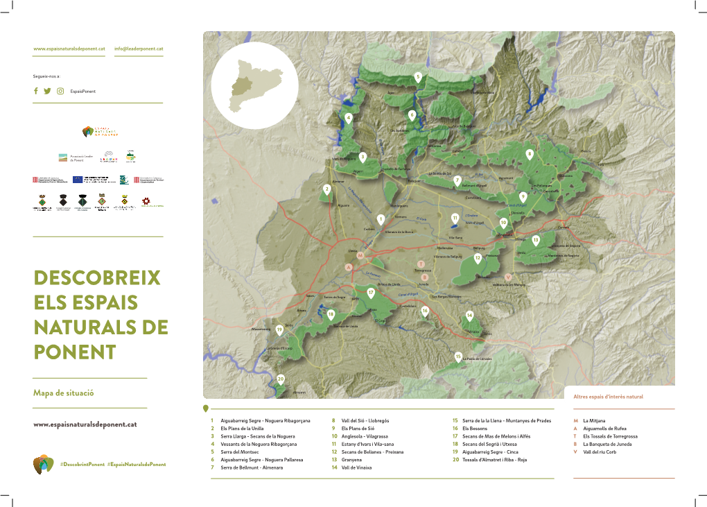 Mapa De Situació Altres Espais D’Interès Natural