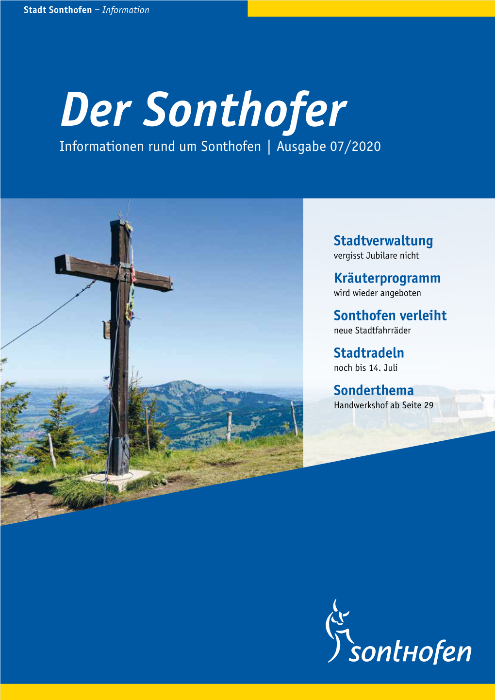 Sonthofer Informationen Rund Um Sonthofen | Ausgabe 07/2020