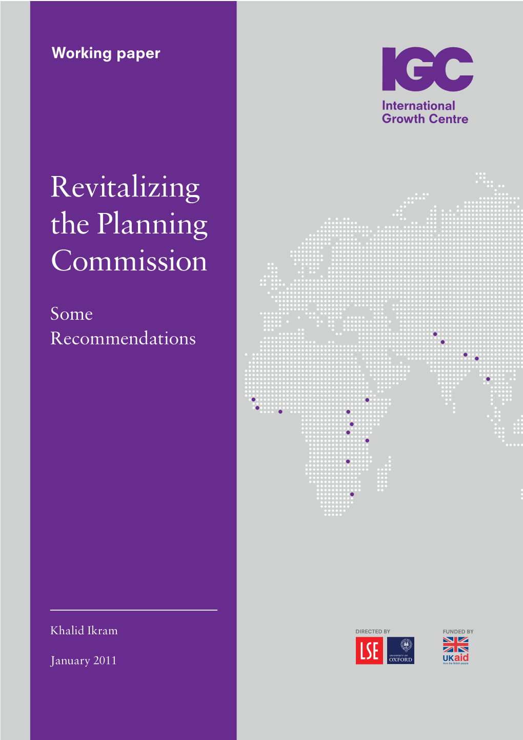 Revitalizing the Planning Commission