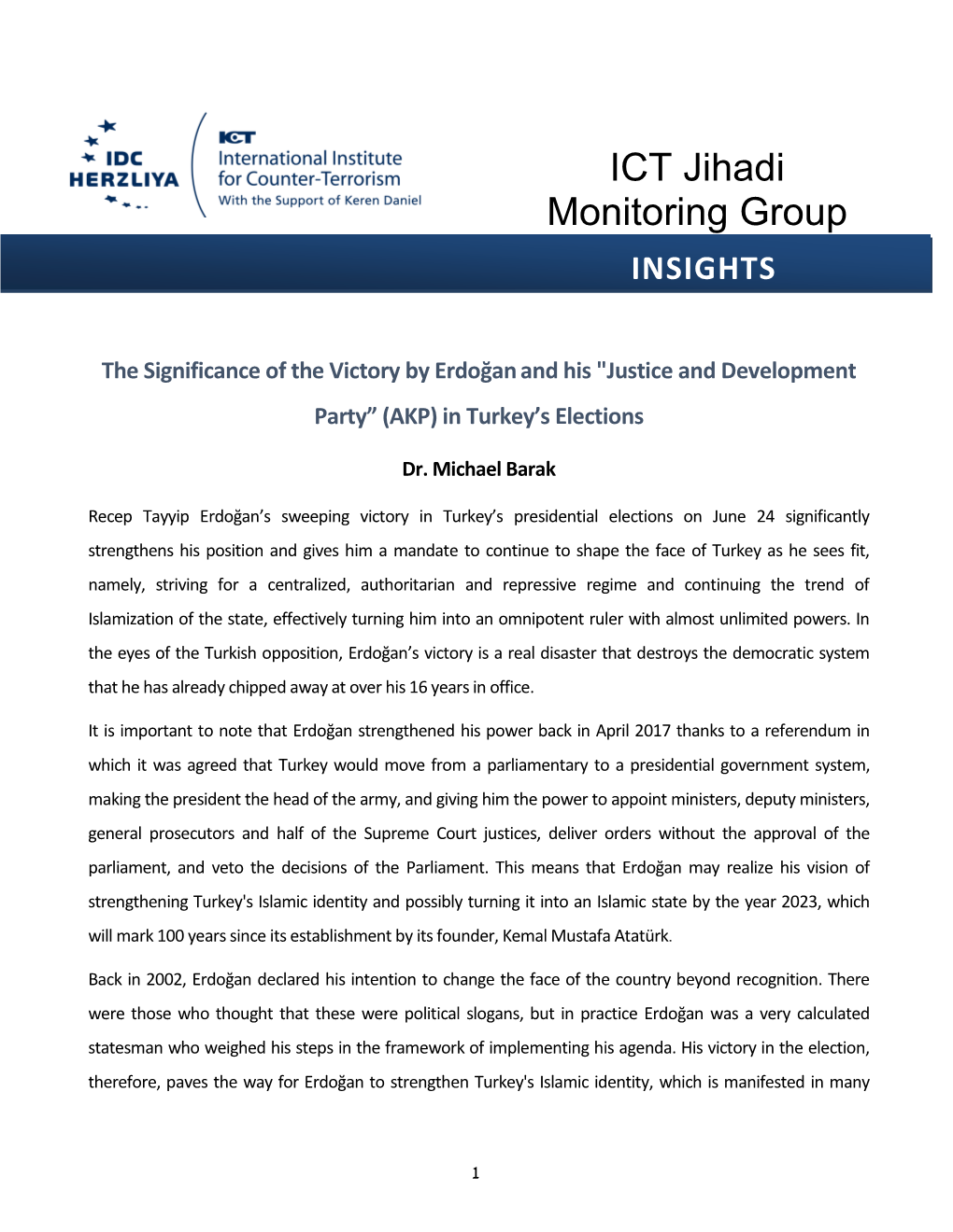 ICT Jihadi Monitoring Group