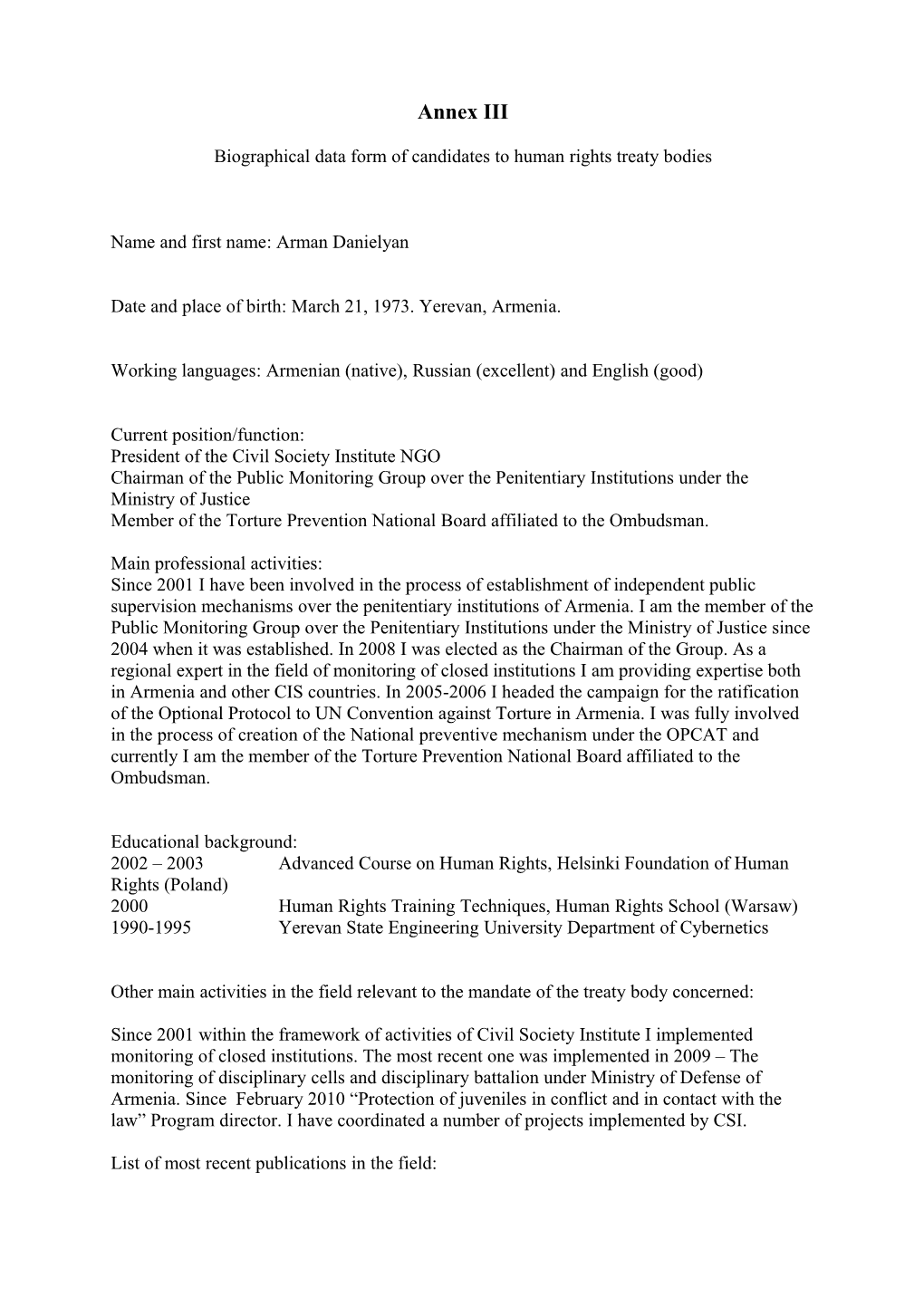 Biographical Data Form of Candidates to Human Rights Treaty Bodies s4