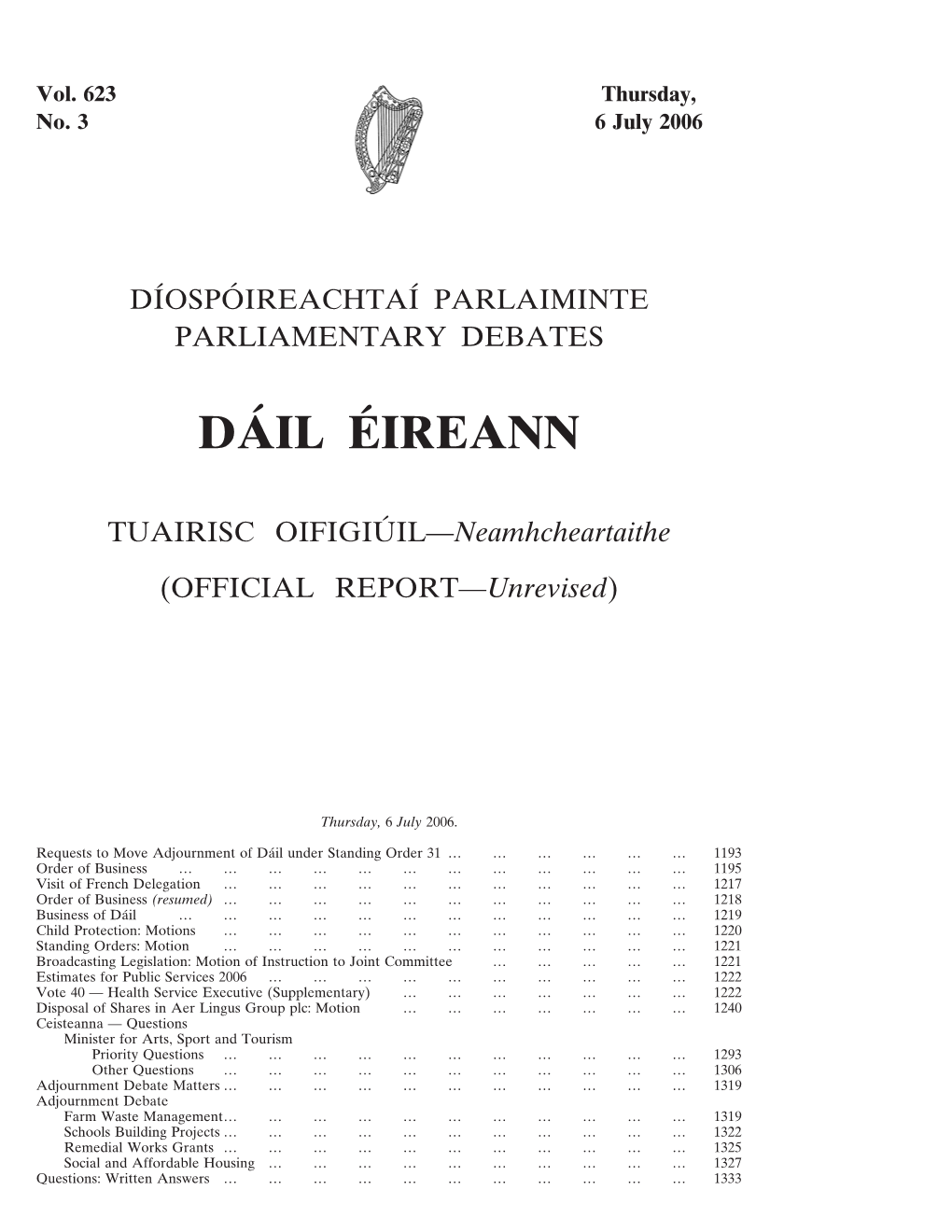 Da´Il E´Ireann