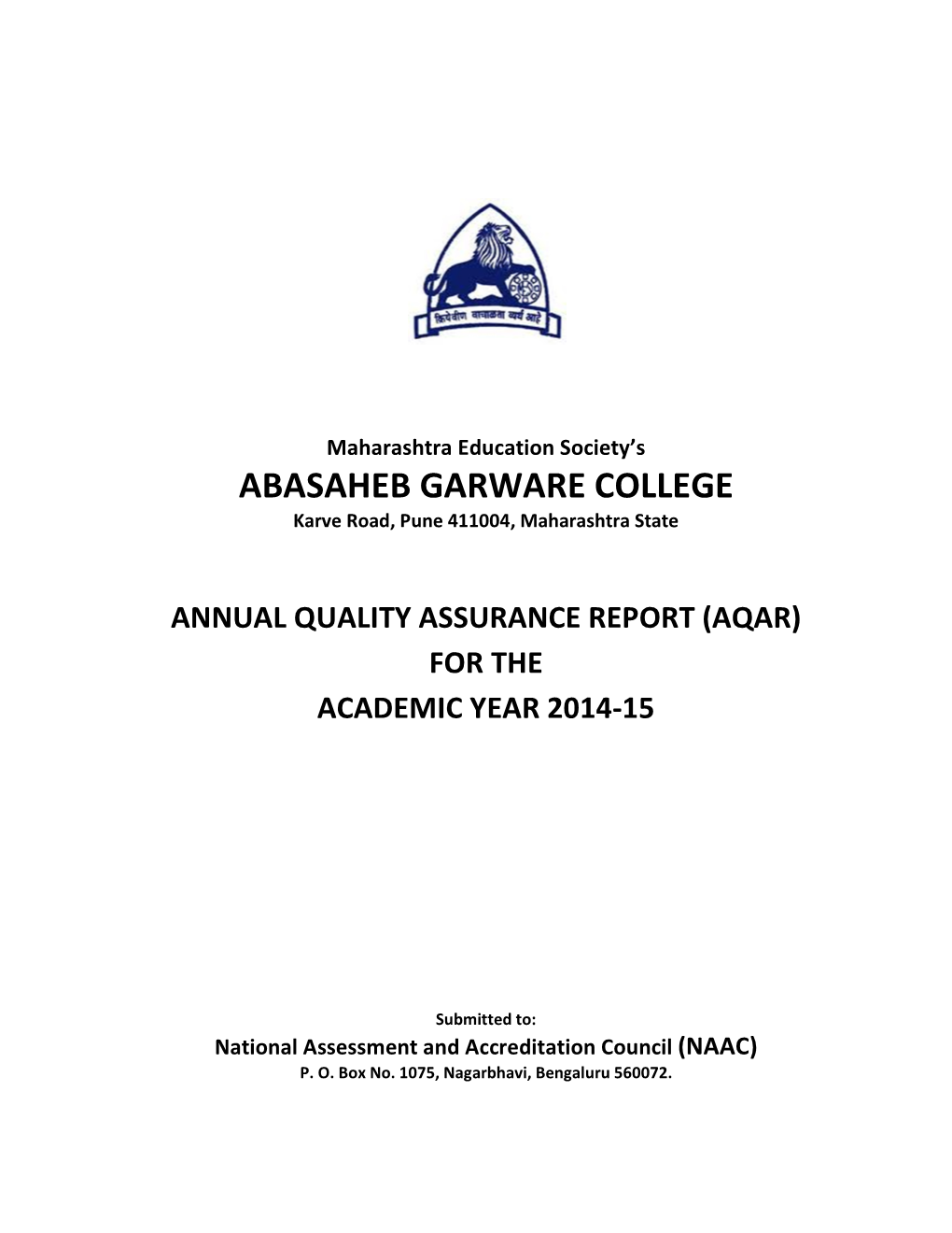 Aqar-2014-15.Pdf