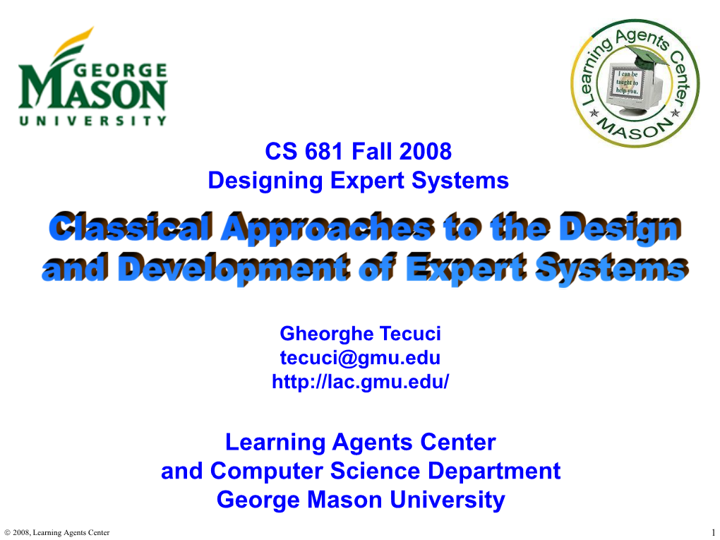 Expert Systems