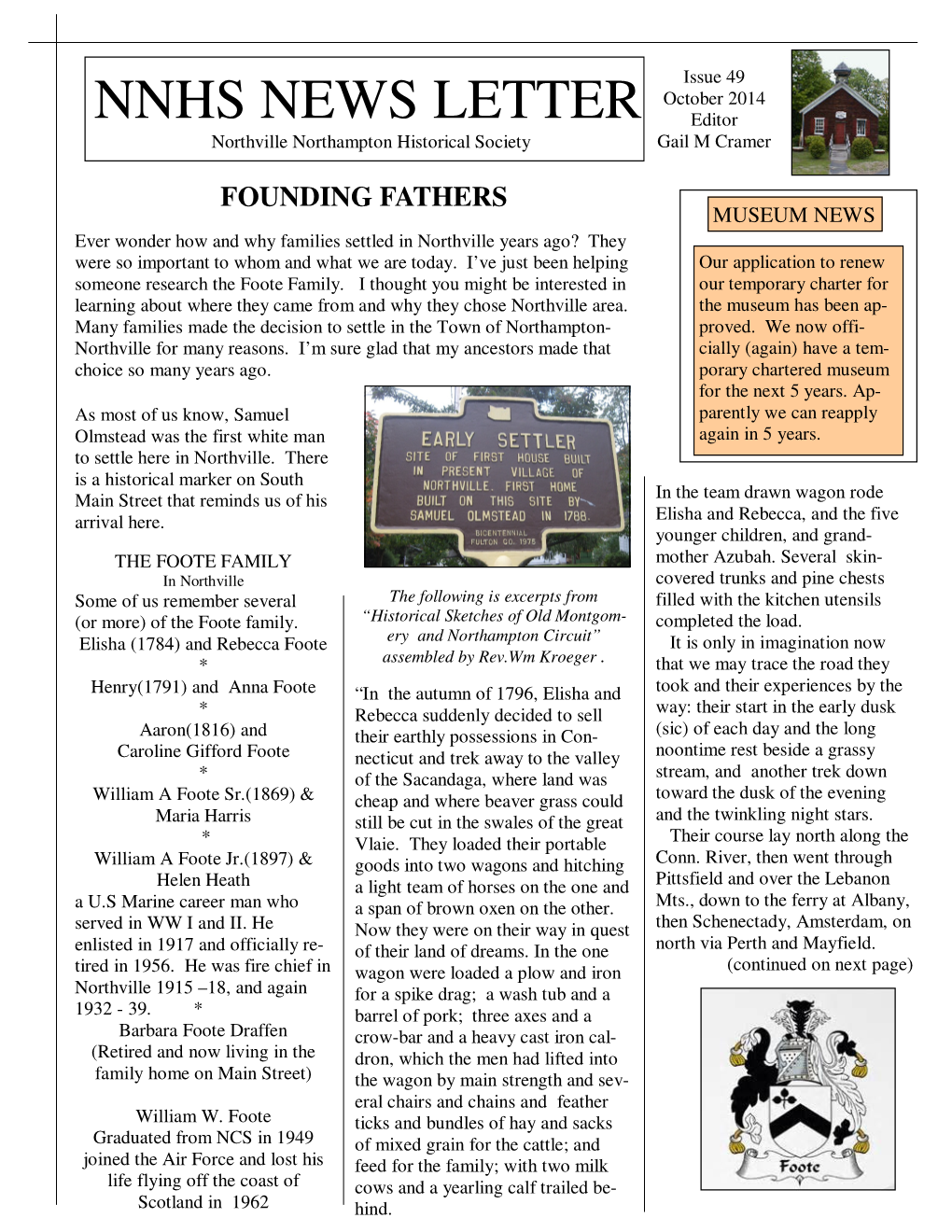 NNHS 2014 October Newsletter.Pdf