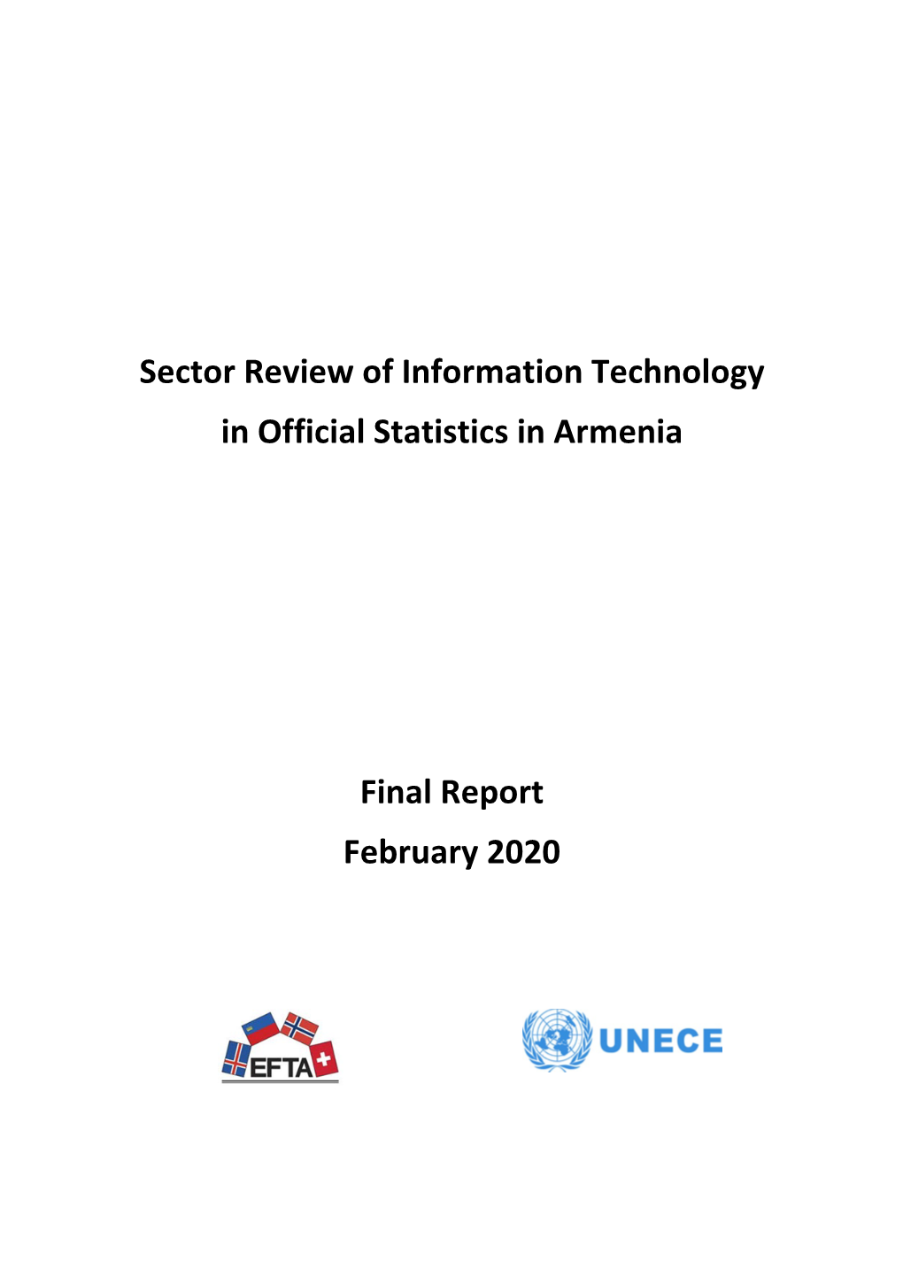 Sector Review of Information Technology in Official Statistics in Armenia