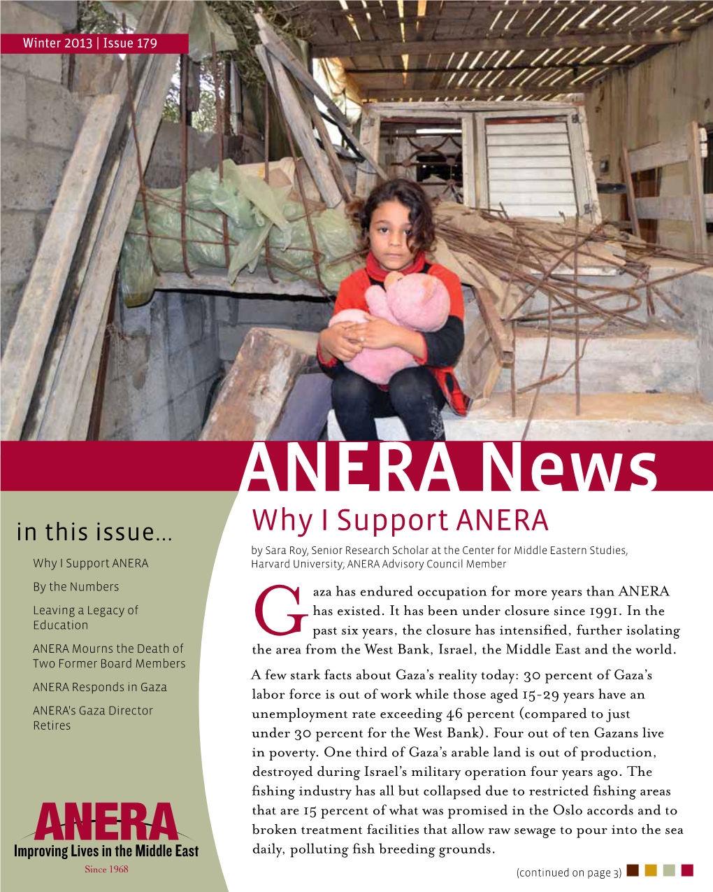 ANERA News in This Issue