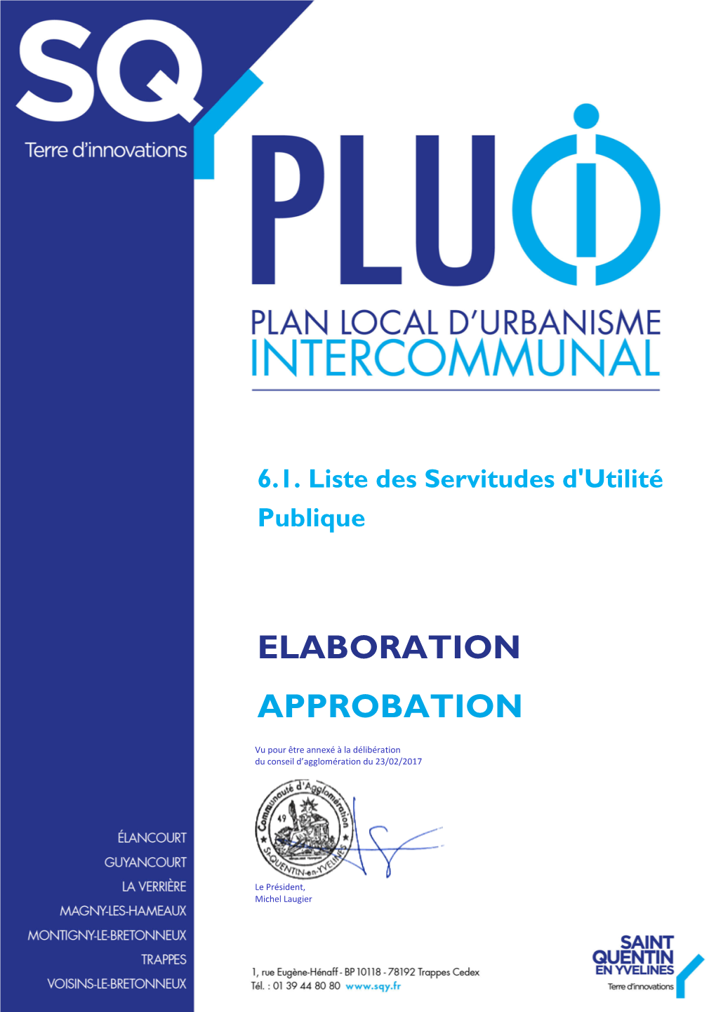 6.1. Liste Des Servitudes Dutilite Publique