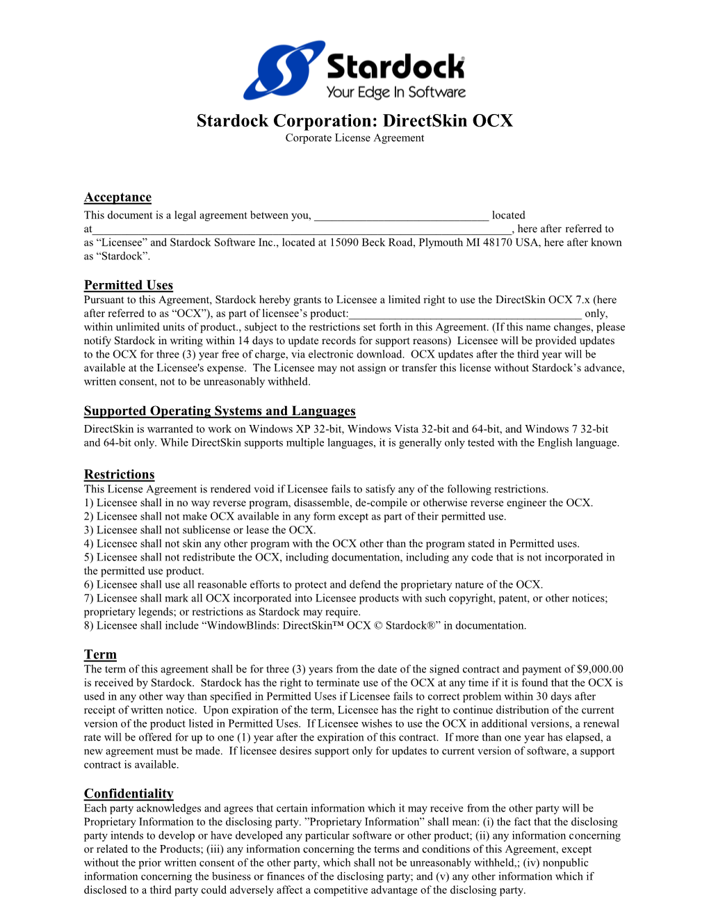 One Product Smackply for DOS Source Code License