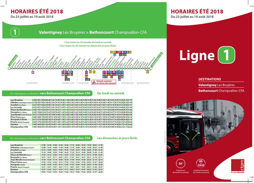 CTPM Fiche Horaires L1 0717.Indd