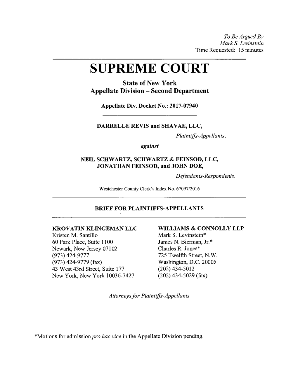 Appellants' Brief