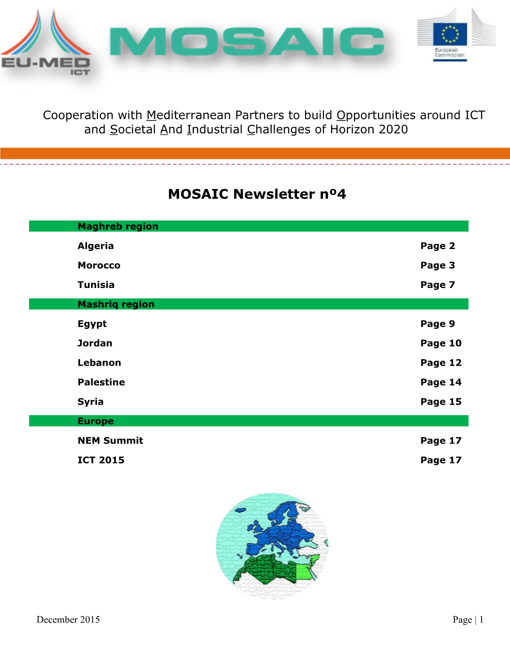 MOSAIC Newsletter Nº4