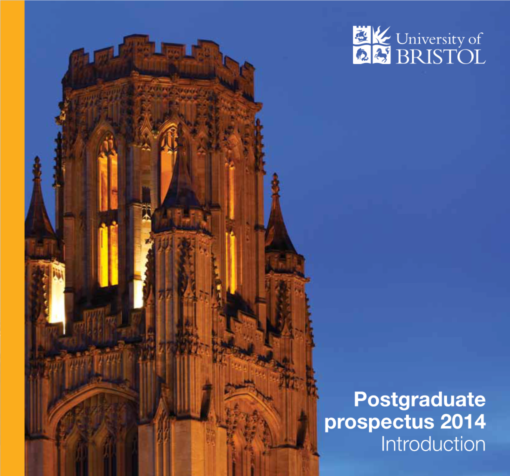 Postgraduate Prospectus 2014 Introduction Contact Numbers