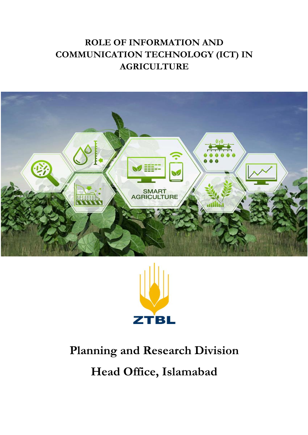 Role of Information and Communication Technology (Ict) in Agriculture